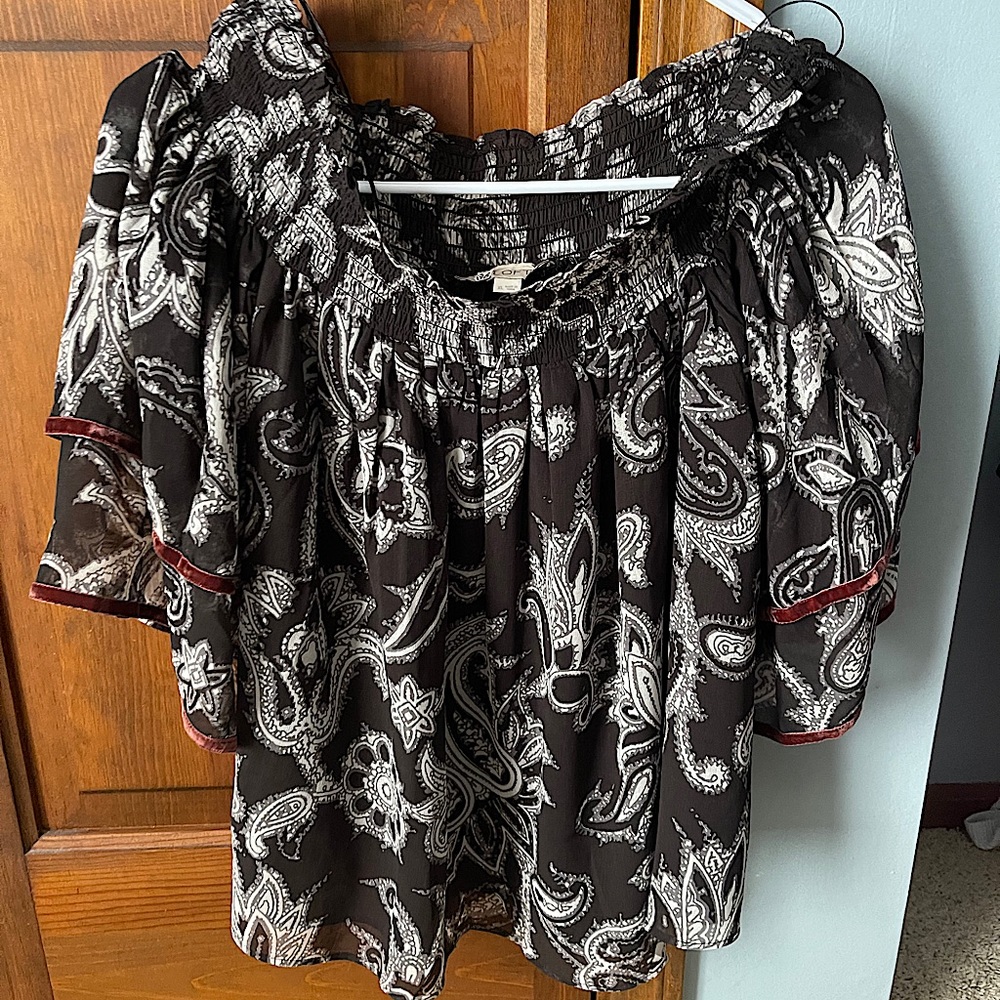Loft sheer blouse